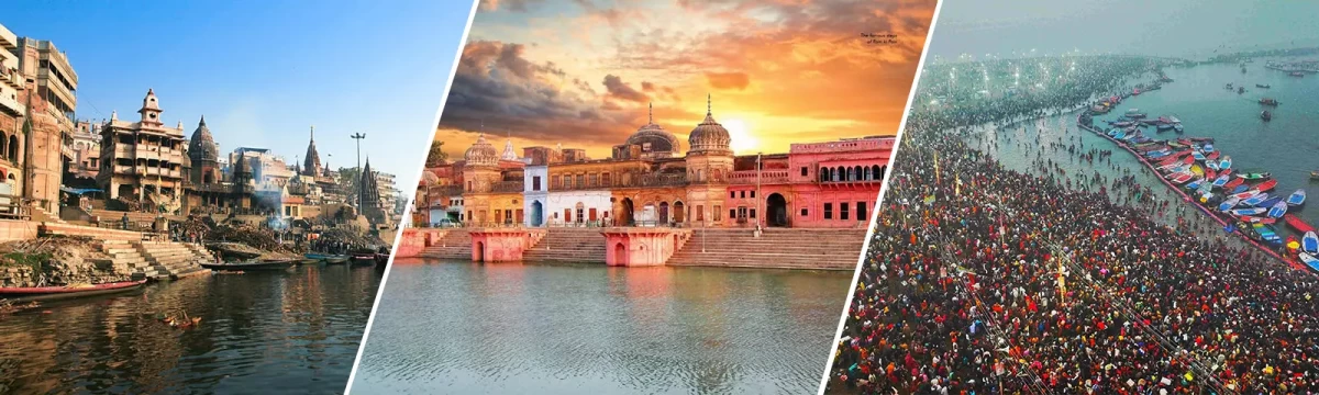 Lucknow to Prayagraj route